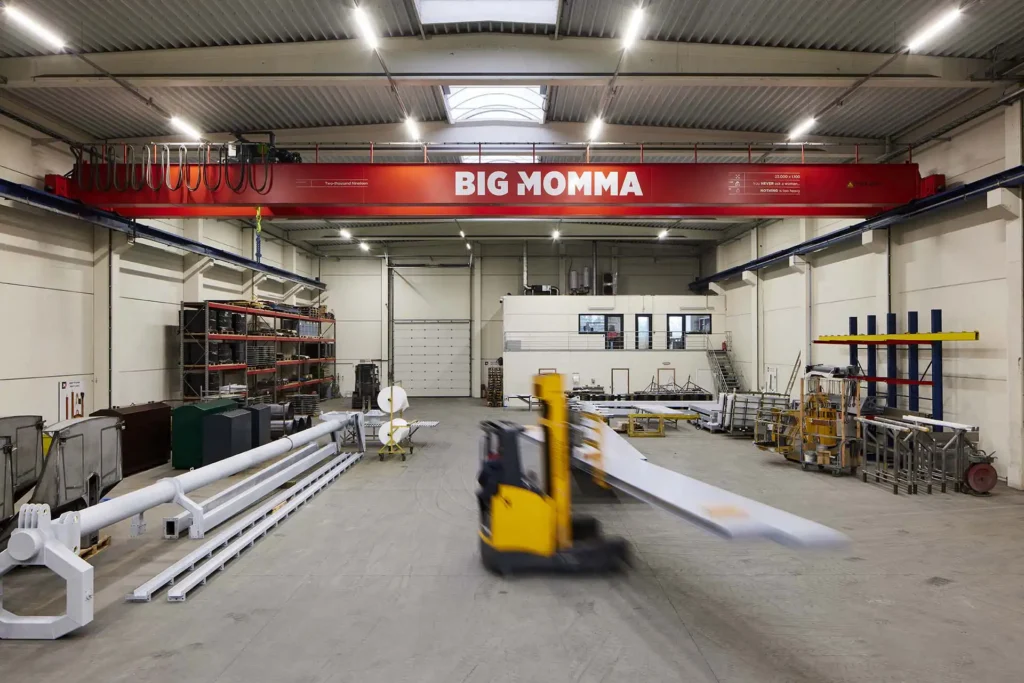 Drie nieuwe rolbruggen, klaar voor uitbreiding