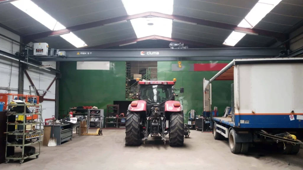 Dubbelligger rolbrug van 5 ton voor landbouwmachines in Kortrijk